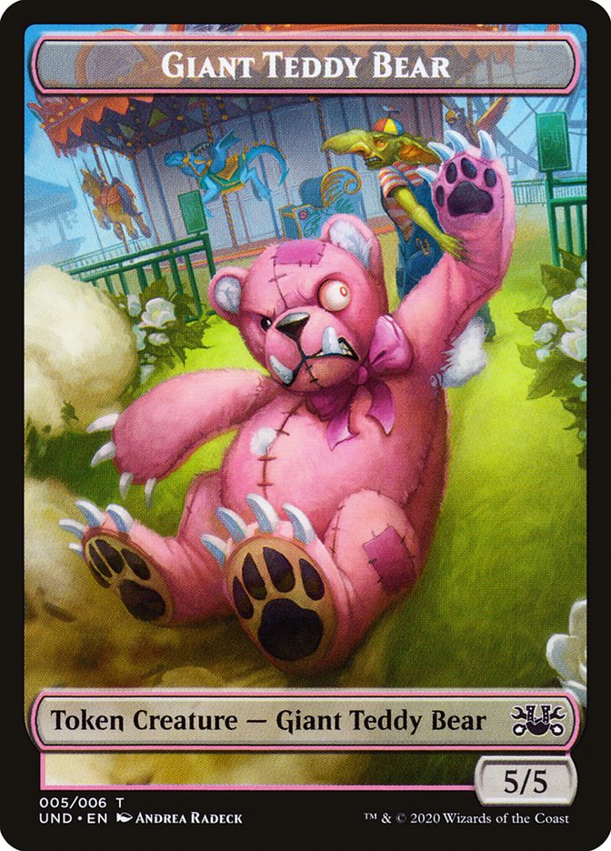 Goblin // Giant Teddy Bear Double-Sided Token [Unsanctioned Tokens] | Deep Dive Games St. Marys