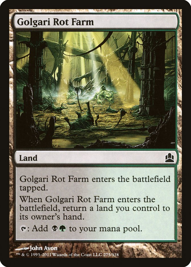 Golgari Rot Farm [Commander 2011] | Deep Dive Games St. Marys