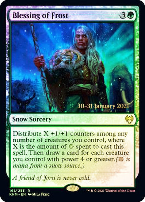 Blessing of Frost [Kaldheim Prerelease Promos] | Deep Dive Games St. Marys