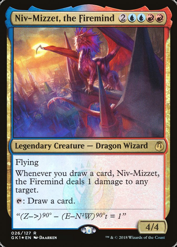 Niv-Mizzet, the Firemind [Guilds of Ravnica Guild Kit] | Deep Dive Games St. Marys