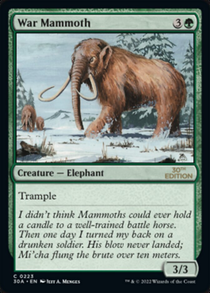 War Mammoth [30th Anniversary Edition] | Deep Dive Games St. Marys