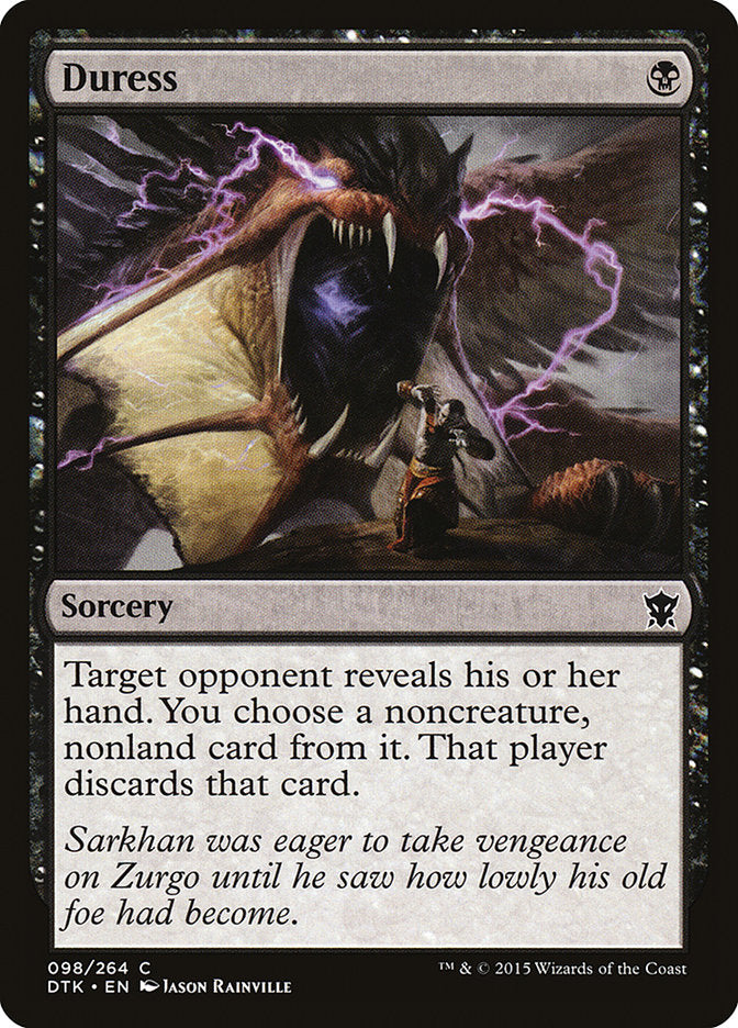 Duress [Dragons of Tarkir] | Deep Dive Games St. Marys
