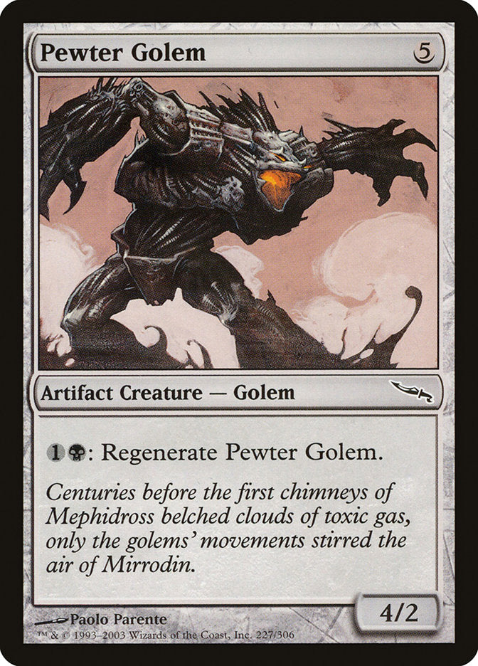 Pewter Golem [Mirrodin] | Deep Dive Games St. Marys
