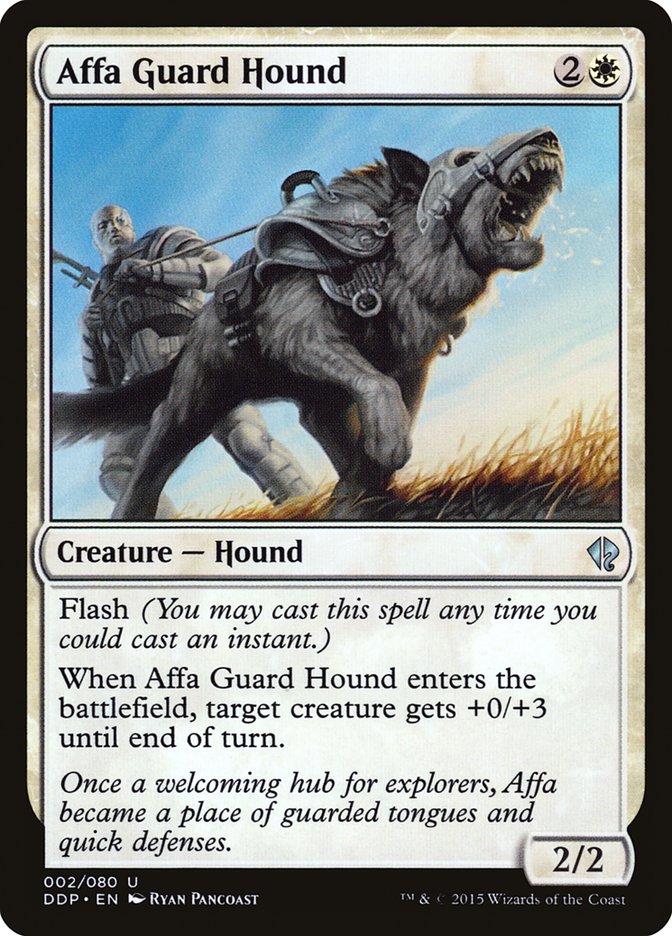 Affa Guard Hound [Duel Decks: Zendikar vs. Eldrazi] | Deep Dive Games St. Marys