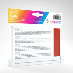 MATTE Prime Sleeves: Red | Deep Dive Games St. Marys
