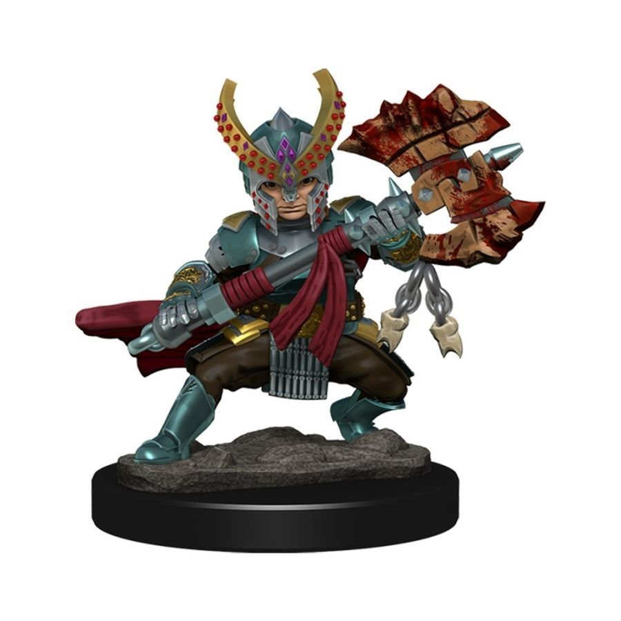 Wizkids Premium Miniatures Halfling Female Fighter | Deep Dive Games St. Marys