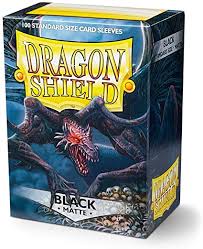 Dragon Shield 100ct Box Deck Protector Matte Black | Deep Dive Games St. Marys