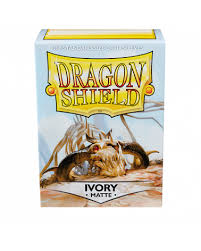 Dragon Shield 100ct Box Deck Protector Matte Ivory | Deep Dive Games St. Marys