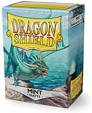 Dragon Shield 100ct Box Deck Protector Matte Mint | Deep Dive Games St. Marys