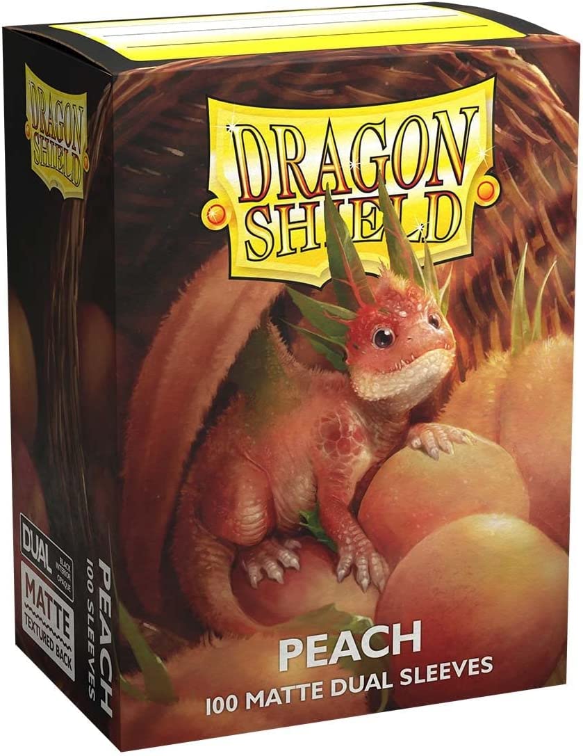 Dragon Shield 100ct Box Deck Protector Matte Peach | Deep Dive Games St. Marys