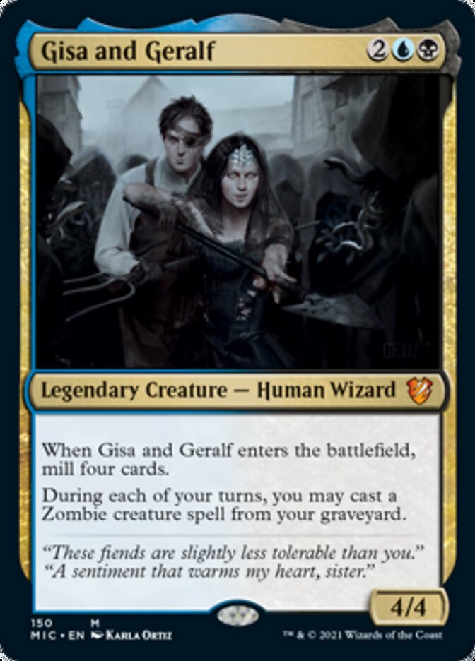 Gisa and Geralf [Innistrad: Midnight Hunt Commander] | Deep Dive Games St. Marys