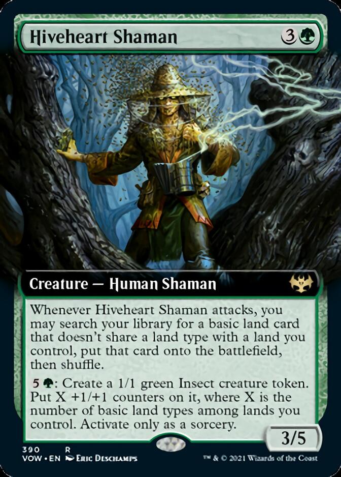 Hiveheart Shaman (Extended Art) [Innistrad: Crimson Vow] | Deep Dive Games St. Marys