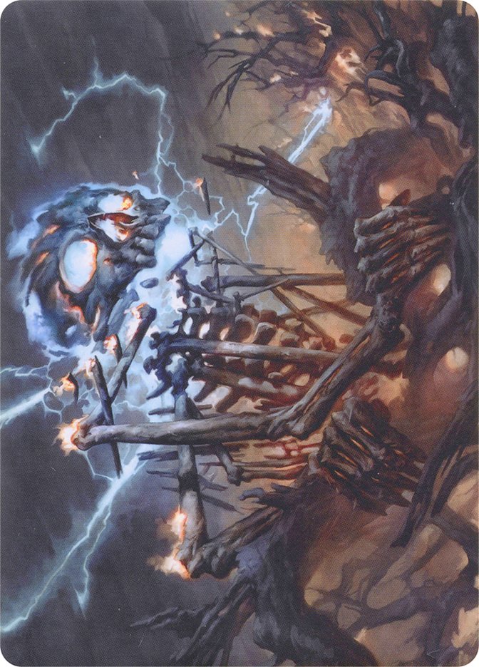 Lightning Skelemental // Lightning Skelemental [Modern Horizons Art Series] | Deep Dive Games St. Marys
