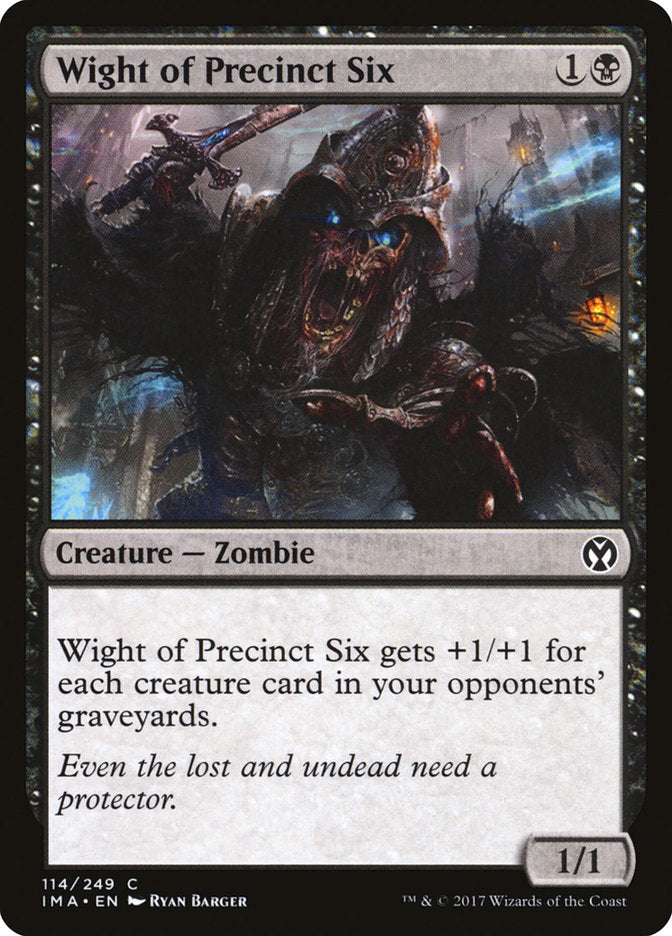 Wight of Precinct Six [Iconic Masters] | Deep Dive Games St. Marys