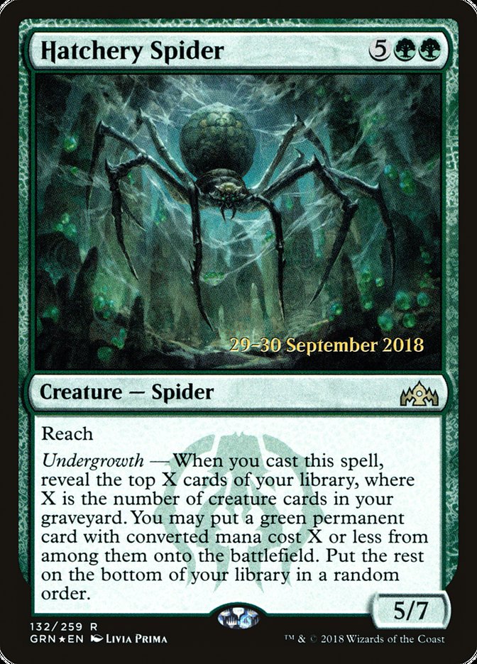 Hatchery Spider [Guilds of Ravnica Prerelease Promos] | Deep Dive Games St. Marys