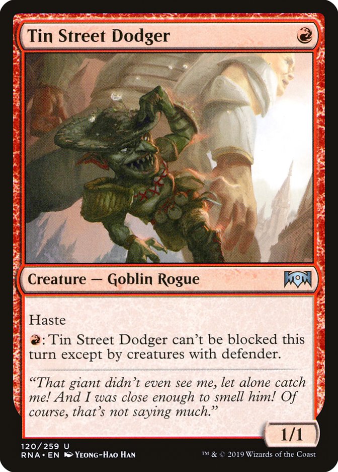 Tin Street Dodger [Ravnica Allegiance] | Deep Dive Games St. Marys