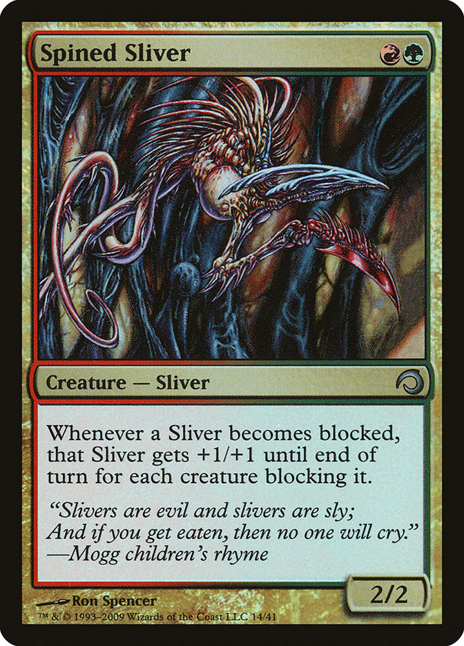 Spined Sliver [Premium Deck Series: Slivers] | Deep Dive Games St. Marys