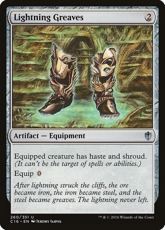 Lightning Greaves [Commander 2016] | Deep Dive Games St. Marys