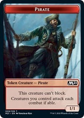 Pirate // Treasure Double-Sided Token [Core Set 2021 Tokens] | Deep Dive Games St. Marys