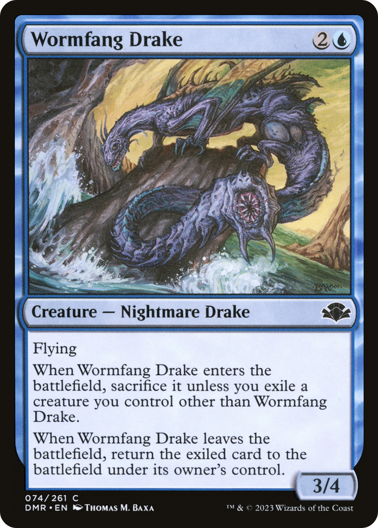 Wormfang Drake [Dominaria Remastered] | Deep Dive Games St. Marys