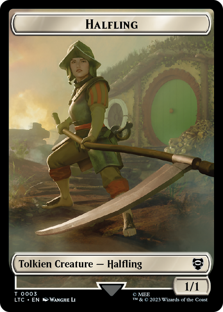 Halfling // Treasure Token [The Lord of the Rings: Tales of Middle-Earth Commander Tokens] | Deep Dive Games St. Marys