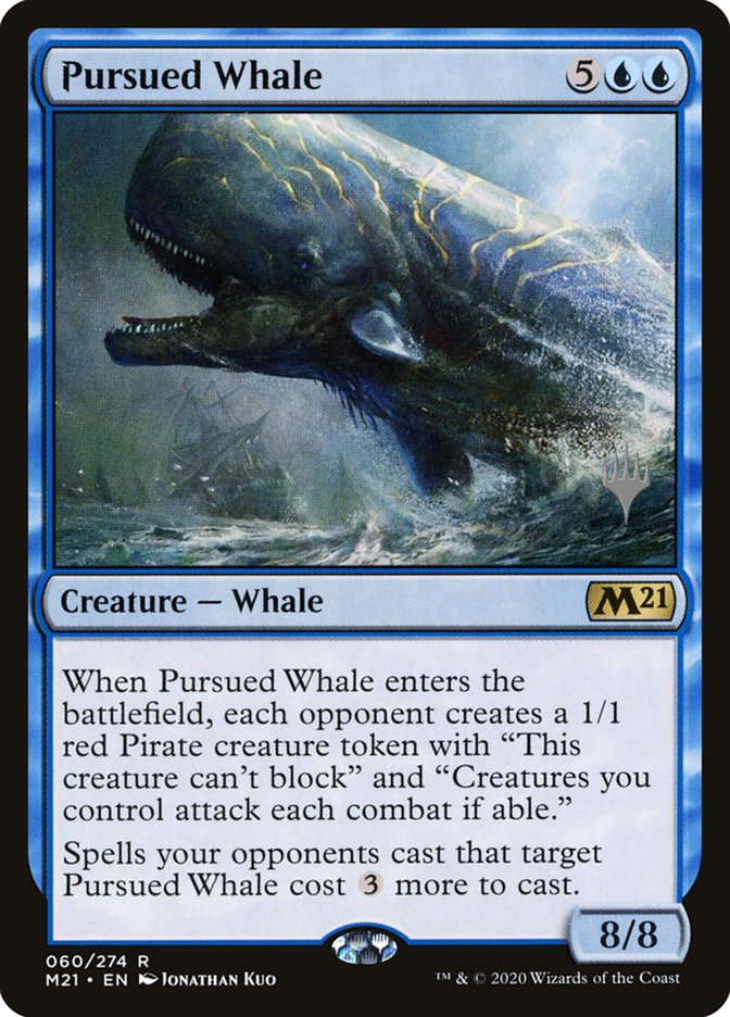 Pursued Whale (Promo Pack) [Core Set 2021 Promos] | Deep Dive Games St. Marys