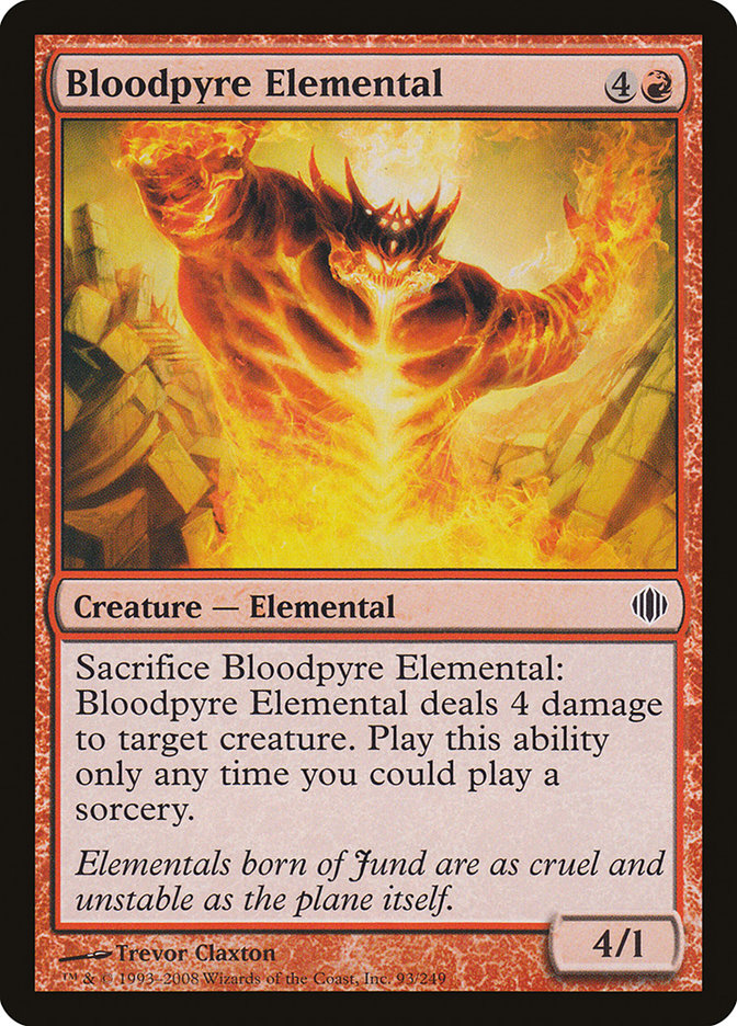 Bloodpyre Elemental [Shards of Alara] | Deep Dive Games St. Marys