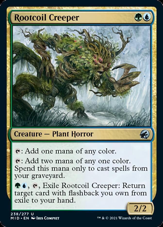 Rootcoil Creeper [Innistrad: Midnight Hunt] | Deep Dive Games St. Marys