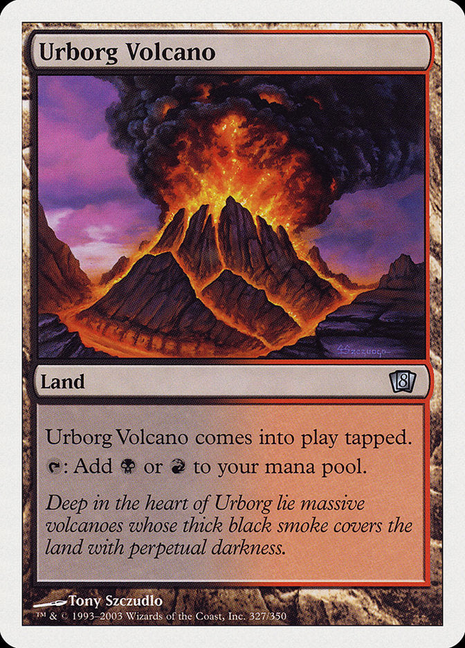 Urborg Volcano [Eighth Edition] | Deep Dive Games St. Marys