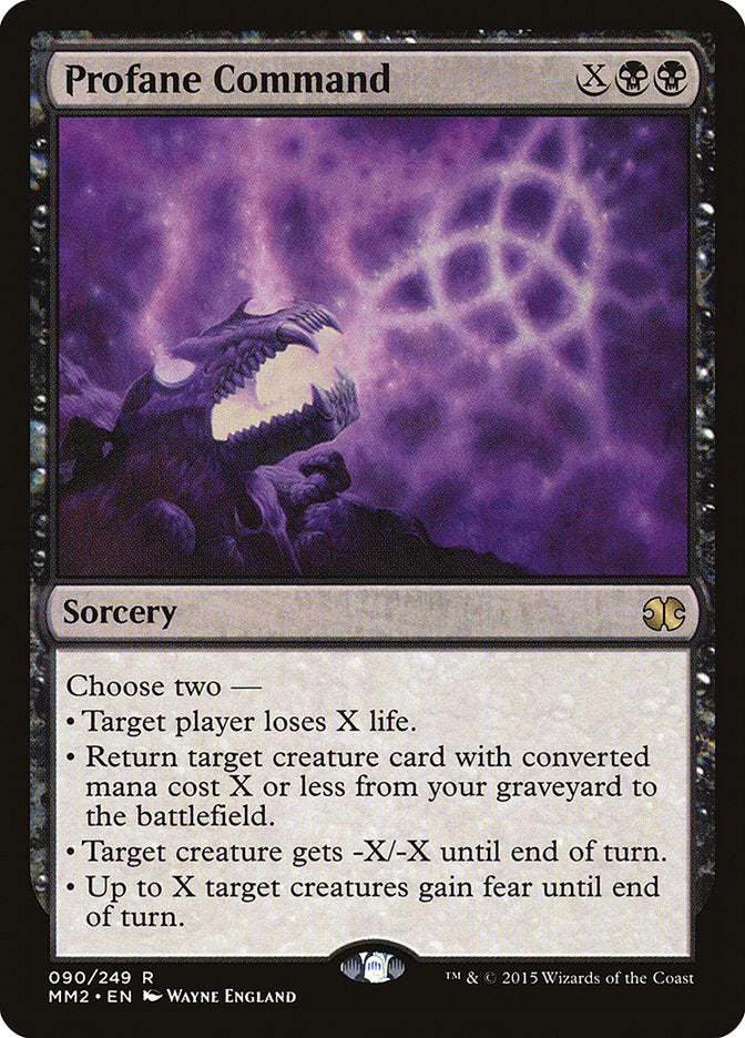 Profane Command [Modern Masters 2015] | Deep Dive Games St. Marys