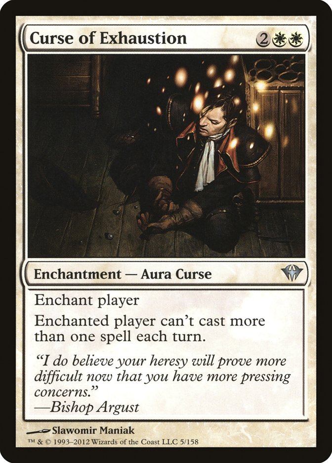 Curse of Exhaustion [Dark Ascension] | Deep Dive Games St. Marys