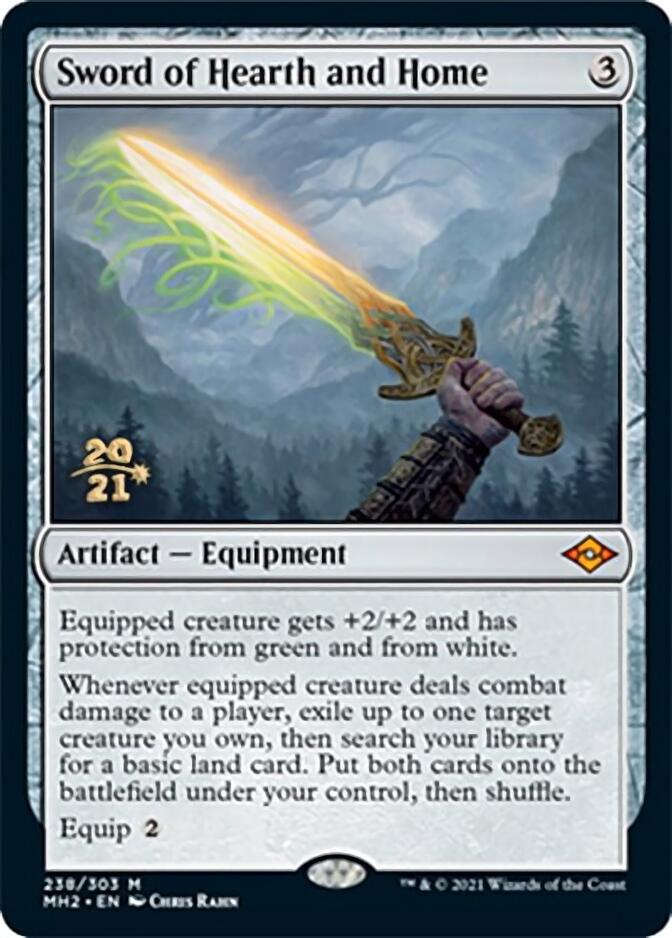 Sword of Hearth and Home [Modern Horizons 2 Prerelease Promos] | Deep Dive Games St. Marys