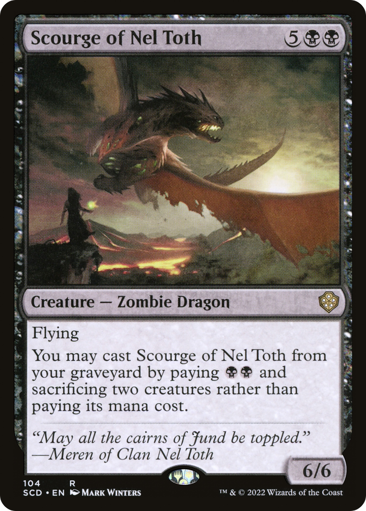 Scourge of Nel Toth [Starter Commander Decks] | Deep Dive Games St. Marys