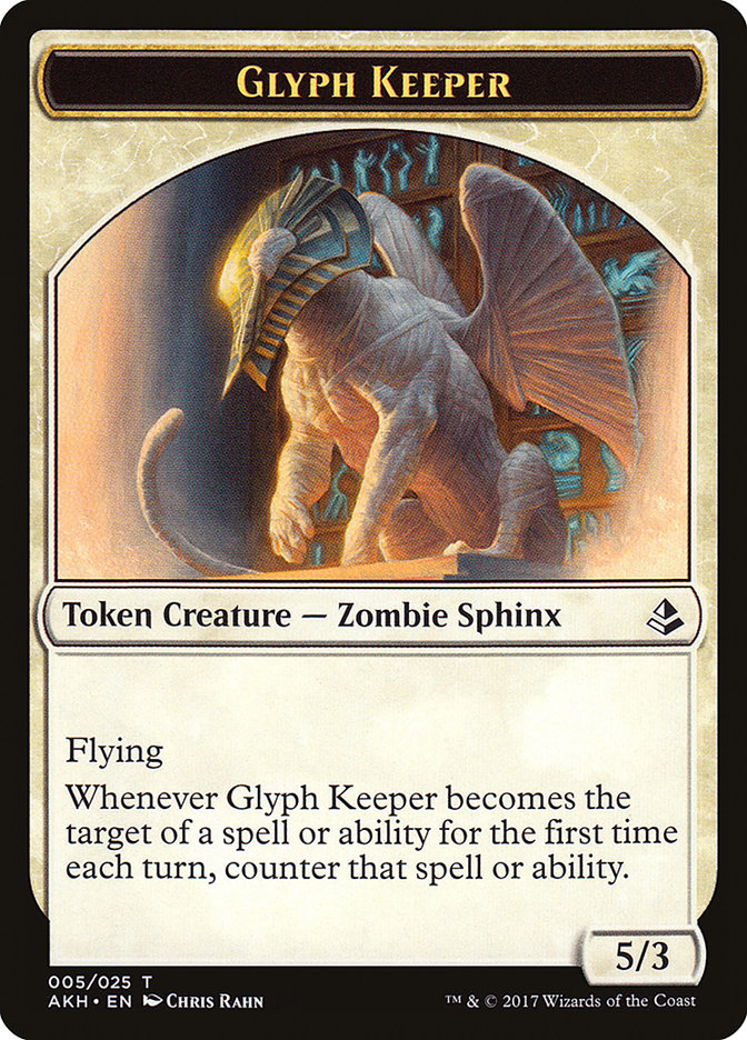 Glyph Keeper Token [Amonkhet Tokens] | Deep Dive Games St. Marys