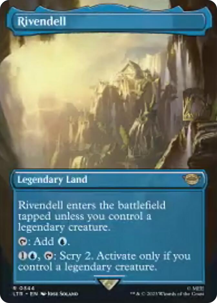 Rivendell (Borderless Alternate Art) [The Lord of the Rings: Tales of Middle-Earth] | Deep Dive Games St. Marys