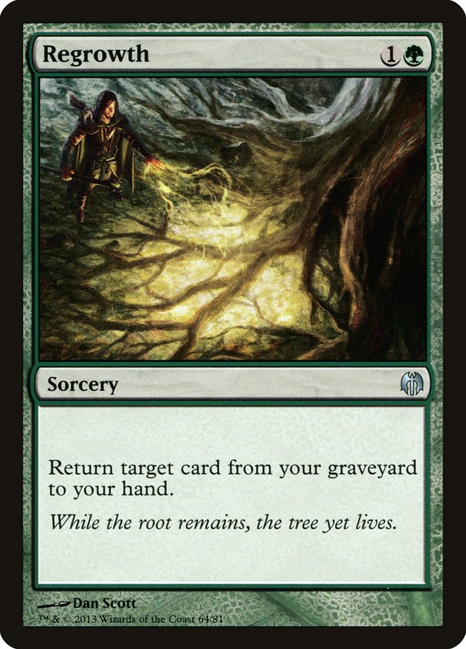 Regrowth [Duel Decks: Heroes vs. Monsters] | Deep Dive Games St. Marys