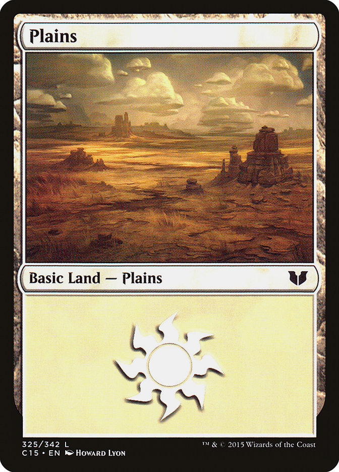 Plains (325) [Commander 2015] | Deep Dive Games St. Marys