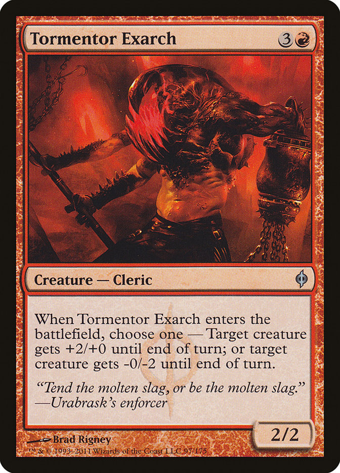 Tormentor Exarch [New Phyrexia] | Deep Dive Games St. Marys