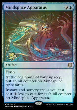 Mindsplice Apparatus [Phyrexia: All Will Be One Prerelease Promos] | Deep Dive Games St. Marys