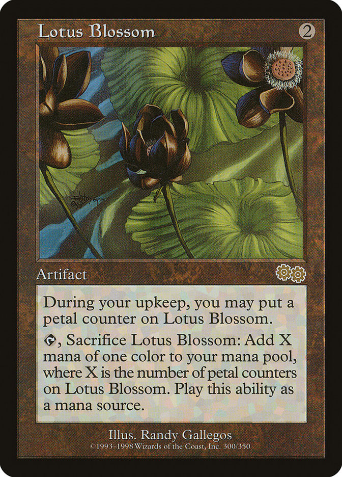 Lotus Blossom [Urza's Saga] | Deep Dive Games St. Marys