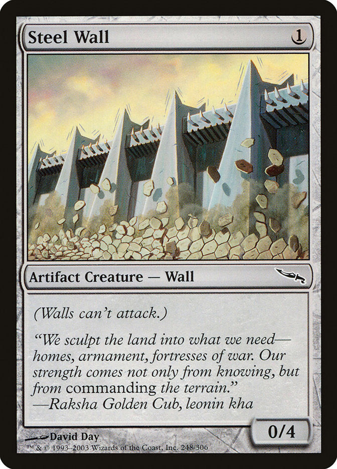 Steel Wall [Mirrodin] | Deep Dive Games St. Marys