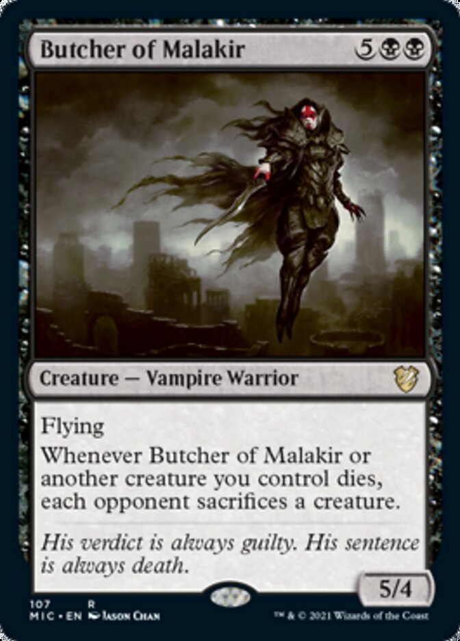 Butcher of Malakir [Innistrad: Midnight Hunt Commander] | Deep Dive Games St. Marys