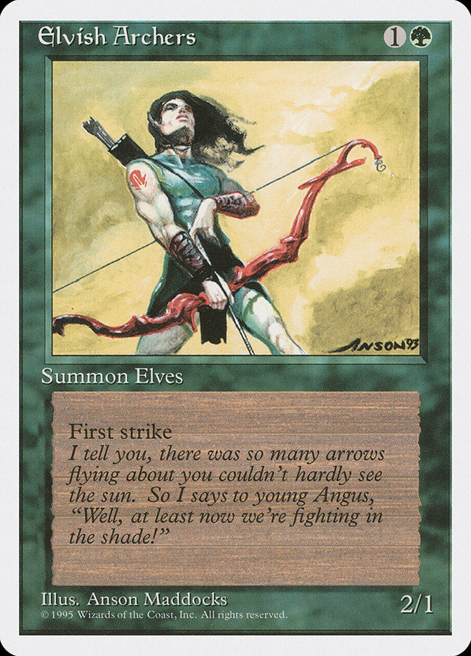 Elvish Archers [Fourth Edition] | Deep Dive Games St. Marys