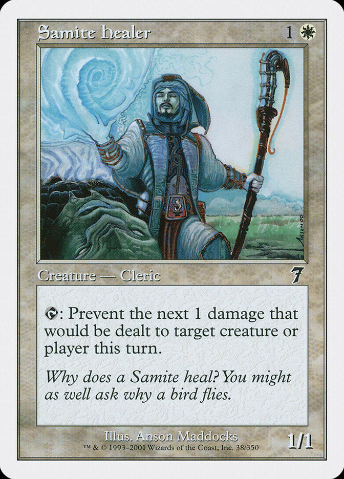 Samite Healer [Seventh Edition] | Deep Dive Games St. Marys