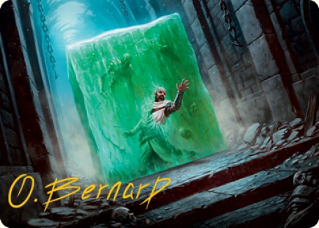 Gelatinous Cube Art Card (Gold-Stamped Signature) [Dungeons & Dragons: Adventures in the Forgotten Realms Art Series] | Deep Dive Games St. Marys