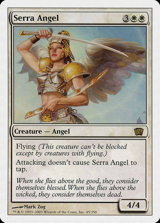 Serra Angel [Eighth Edition] | Deep Dive Games St. Marys