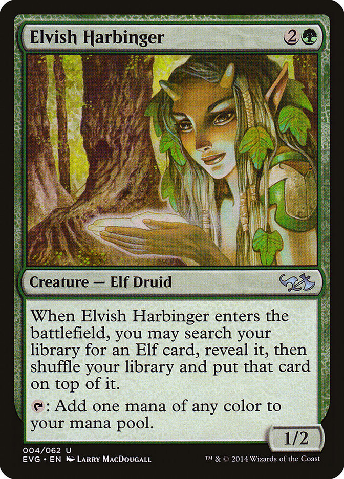 Elvish Harbinger (Elves vs. Goblins) [Duel Decks Anthology] | Deep Dive Games St. Marys