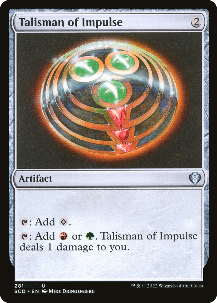 Talisman of Impulse [Starter Commander Decks] | Deep Dive Games St. Marys