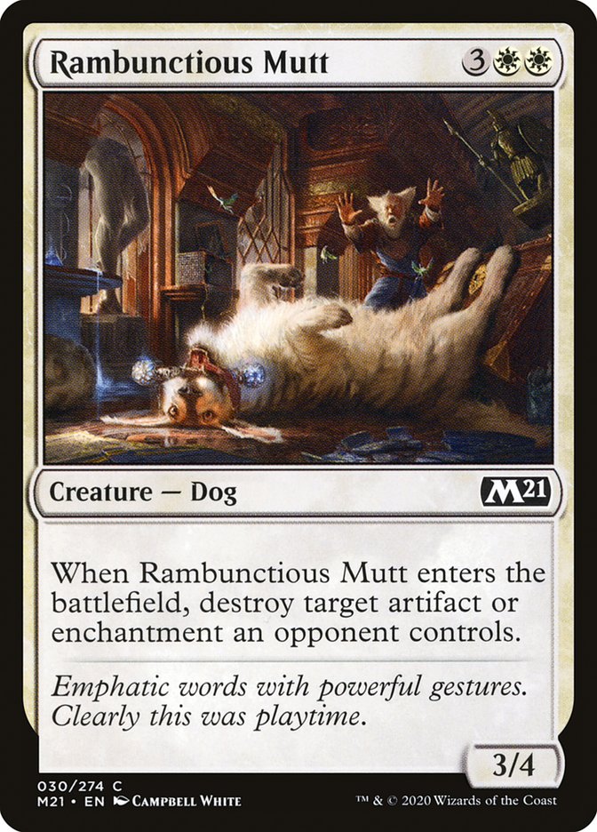 Rambunctious Mutt [Core Set 2021] | Deep Dive Games St. Marys