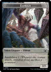 Eldrazi // Angel (4) Double-Sided Token [March of the Machine Commander Tokens] | Deep Dive Games St. Marys